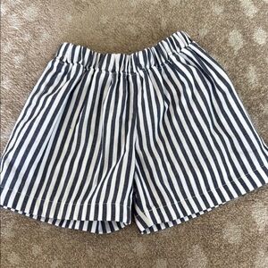 The Beaufort Bonnet Company Black and White Striped Shorts